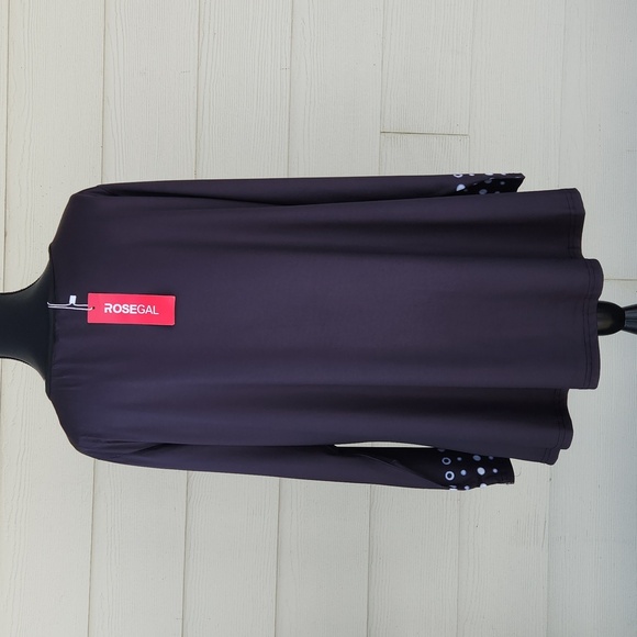 NEW Plus Size & Curve Butterfly Rose Print Above-the-knee ROSEGAL Dress (3X) - Picture 5 of 12